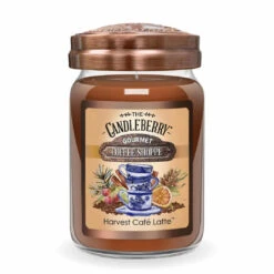 Candleberry Company Large Candles -Women Fashion coffee shoppe harvest cafe latte large jar candle coffee shoppe large jar candle the candleberry candle company 707175 1069x1069 f7388267 0fbe 484a 91a3 fae1145011b7