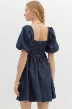 Denim Babydoll Dress 10 Denim Babydoll Dress -Women Fashion dkd4