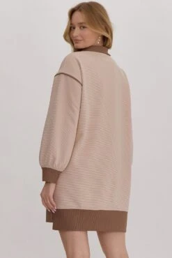 Solid Zip Collared Dress 8 Solid Zip Collared Dress -Women Fashion entro fashion dress d24208 052424 0016