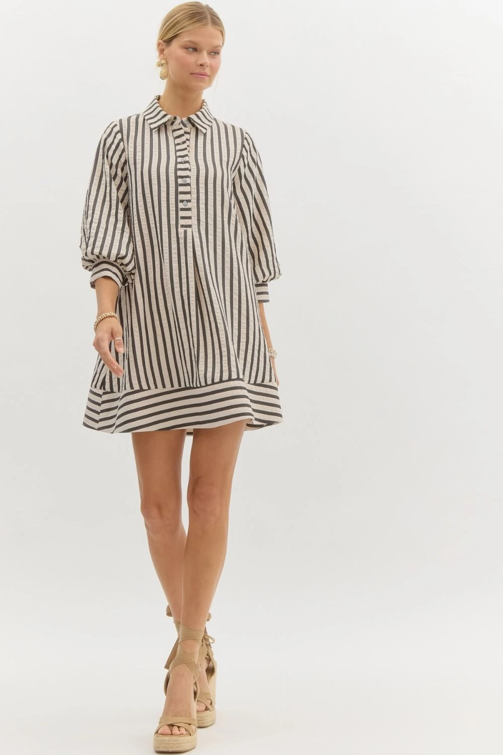 Striped Pullover Mini Dress 7 Striped Pullover Mini Dress - Image 5