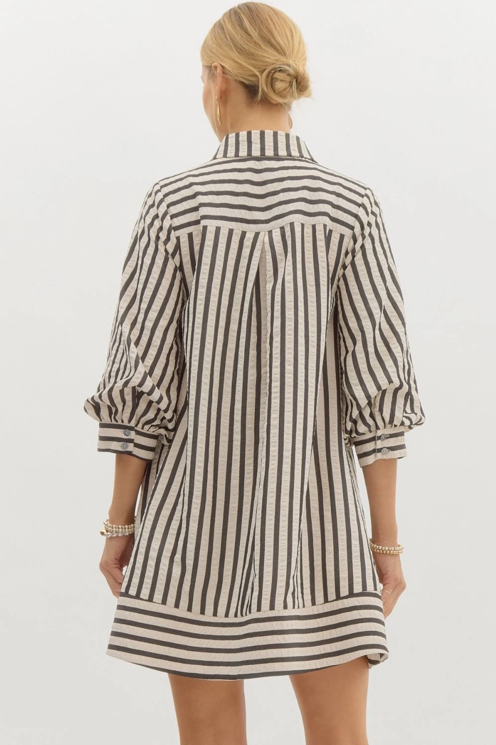 Striped Pullover Mini Dress 6 Striped Pullover Mini Dress - Image 4