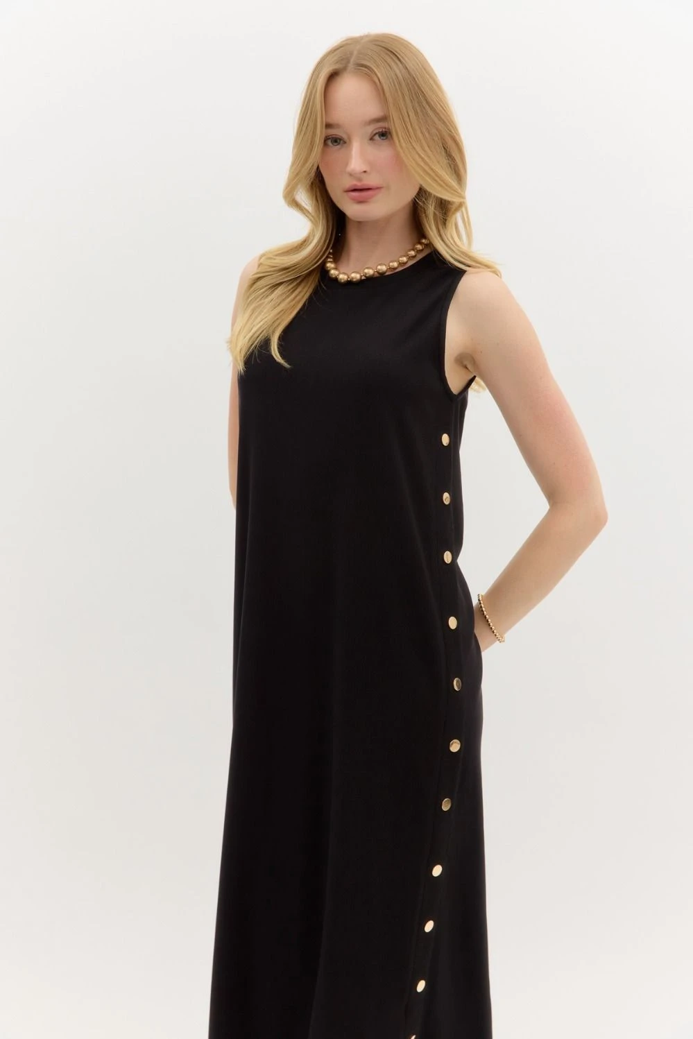 Sleeveless Ribbed Midi Dress 6 Sleeveless Ribbed Midi Dress - Image 4