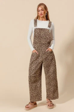 Twill Barrel Overall Jumpsuit