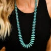 Faux Navajo Pearl Turquoise Necklace