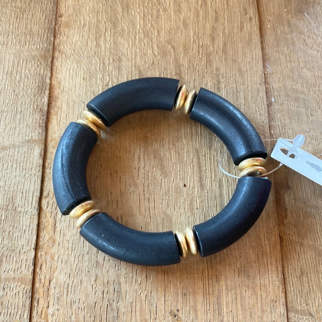 Bamboo Style Stretch Bracelet 4 Bamboo Style Stretch Bracelet - Image 2