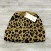 Leopard Ponytail Beanie -Women Fashion inspired wings fashion 38316